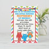 モンスター誕生日招待状 招待状 (スタンド正面)