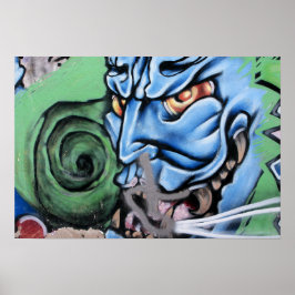 モンスター通りアートオブラスパルマス ポスター