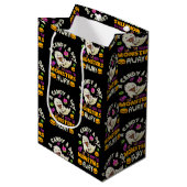 モンスター達が一日保ハロウィーン遠くに ミディアムペーパーバッグ (正面アングル)