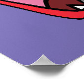 モンスター集団パーソナライズされた名通りアート ポスター (角)