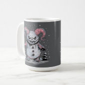 モンスター雪だるま コーヒーマグカップ (正面左)