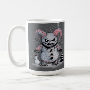 モンスター雪だるま コーヒーマグカップ
