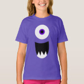 モンスター顔ワンアイ Tシャツ (正面)