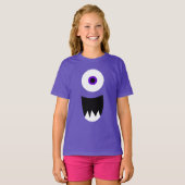 モンスター顔ワンアイ Tシャツ (正面フル)