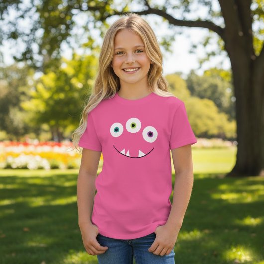 モンスター顔三眼 Tシャツ