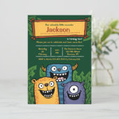 モンスター3の招待状 招待状 (スタンド正面)