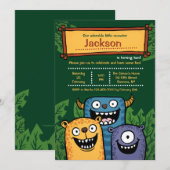 モンスター3の招待状 招待状 (正面/裏面)