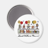 モンスター4th誕生日Tシャツとプレゼント マグネット (正面/裏面)