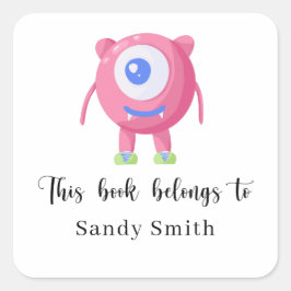 モンスター – この本は次のものだ スクエアシール