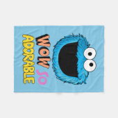 『モンスター・アット・ザ・エンド・オブ・ストーリー』 |クッキーの怪物 フリースブランケット (正面(横))