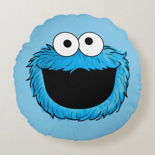 『モンスター・アット・ザ・エンド・オブ・ストーリー』 |クッキーの怪物 ラウンドクッション (正面)