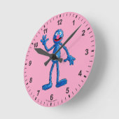 『モンスター・アット・ザ・エンド・オブ・ストーリー』 | Grover ラウンド壁時計 (傾斜)