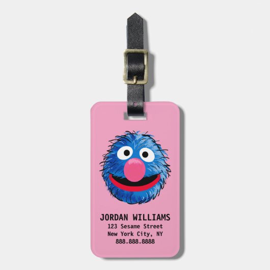 『モンスター・アット・ザ・エンド・オブ・ストーリー』 | Grover ラゲッジタグ (正面縦)