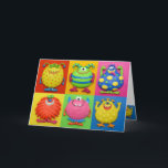 モンスター カード<br><div class="desc">オーブンで焼いた、アクリルと絵を描かれるポリマー粘土を使用しているモンスターの粘土の姿。 最終製品は撮影され、デジタル式に高められます。</div>