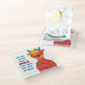 モンスター、ガラスコースターに点を打って下さい ガラスコースター