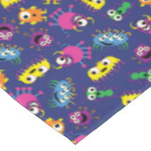 モンスター キュート 面白い 1歳の誕生日パーティーテーマ テーブルクロス (アングル)