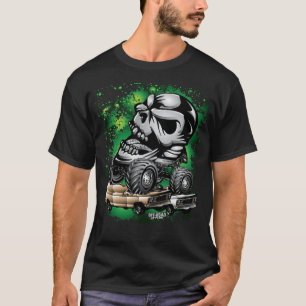 モンスター スカル ボディ 面白い豚 ギフト Tシャツ