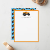 モンスター トラック カスタム 子供向け ノートカード (正面/裏面インサイチュ)