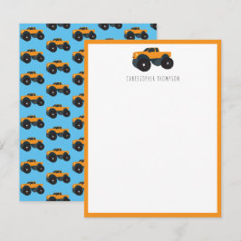 モンスター トラック カスタム 子供向け ノートカード