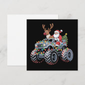 モンスター トラック クリスマス サンタ クロース トナカイ ホリデー (正面/裏面)