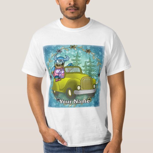 モンスター ドライビングカー Tシャツ (正面)