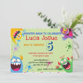 モンスター バッシュ お祝いの招待状 招待状 (スタンド正面)