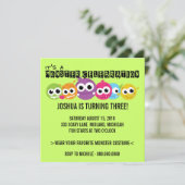 モンスター バッシュ バースデー パーティーの招待状 招待状 (スタンド正面)