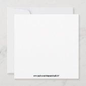 モンスター バッシュ バースデー パーティーの招待状 招待状 (裏面)