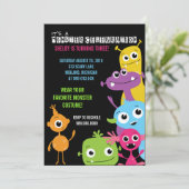 モンスター バッシュ 誕生日パーティーの招待状 招待状 (スタンド正面)