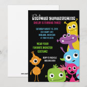 モンスター バッシュ 誕生日パーティーの招待状 招待状 (正面/裏面)