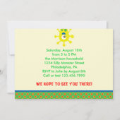 モンスター バッシュ 誕生日パーティー招待状 招待状 (裏面)