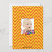 モンスター·バースデー·パーティーの招待-赤 招待状 (裏面)