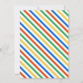 モンスター ベビーシャワー 誕生日 招待状 (裏面)