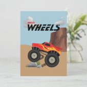 モンスター ホイール オレンジ、黄色、赤、緑 招待状 (スタンド正面)