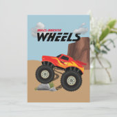 モンスター ホイール オレンジ、黄色、赤、緑 招待状 (スタンド正面)