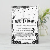 モンスター・マッシュ ハロウィンパーティー招待状 招待状 (スタンド正面)