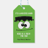 モンスター・マッシュ ハロウィン プレゼント タグ, 子供 ギフト タグ (裏面)