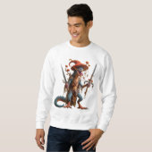 モンスター/小妖精や小人プリント付き男子Tシャツ スウェットシャツ (正面フル)