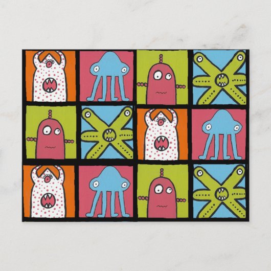 モンスターbのモンスターbのモンスターbのモンスターb ポストカード (正面)