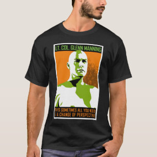 モンスターPSA - Glenn Manning Lt Col.のTシャツ Tシャツ