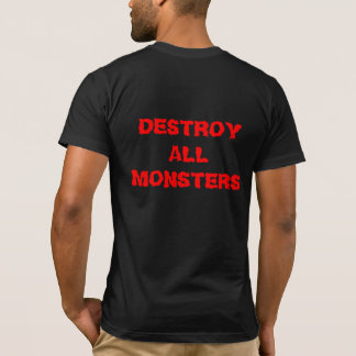 モンスターTシャツを全部破壊する Tシャツ