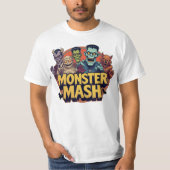 モンスターTシャツ レトロハロウィン Tシャツ (正面)