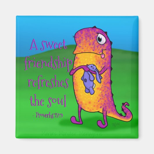 モンスターviola，マグネット付き/引用文 マグネット (正面)