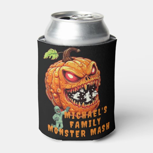 モンスタ怒ーマッシュビールクーラーボックスカスタムKoozie 缶クーラー (缶正面)