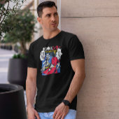 モンスタ日本のー漫画 Tシャツ