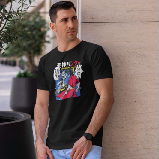 モンスタ日本のー漫画 Tシャツ