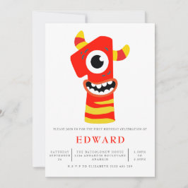 モンスタ男女兼用ーの誕生日パーティー 招待状
