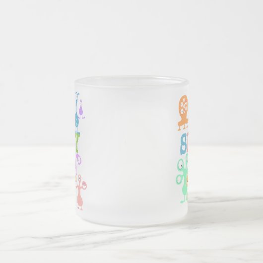 モンスタ間抜けーズ フロストグラスマグカップ (中央)