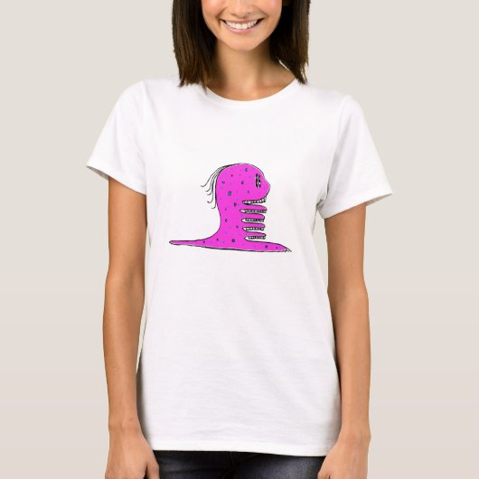 モンスタ風変わりードラゴンスケッチ Tシャツ (正面)