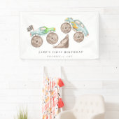 モンスタ魅力的ートラックバッシュ誕生日 横断幕 (インサイチュ)